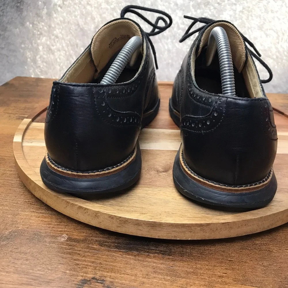 Cole Haan Grand.ØS Wingtip‎ Oxford Mens 10.5M Black Leather Derby Dress Shoes